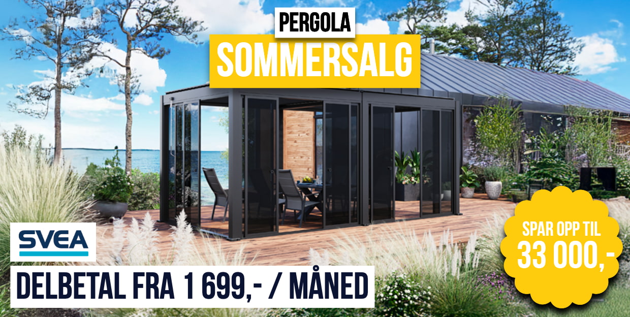 Sommersalg på pergola!