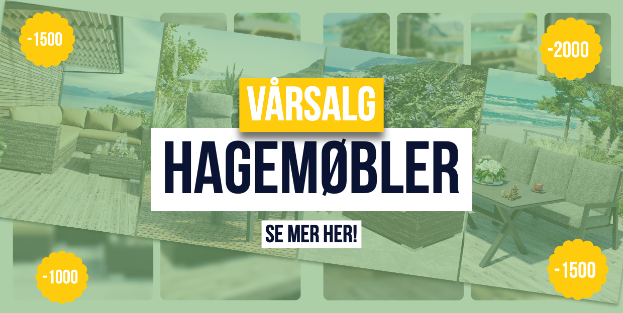 hagemøbler på utrolig rabatt