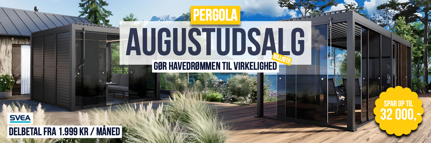 Endelig Augustudsalg på Pergola