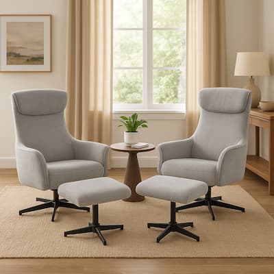 Lenestoler i ulike farger og fasonger